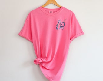 NEW  Fairy Godmother Comfort Color Embroidery Graphic Tee