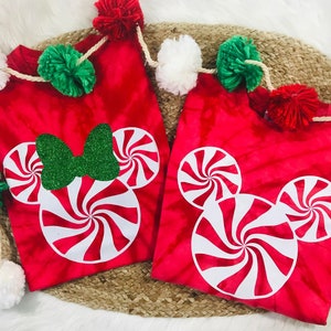 Christmas Peppermint, Mouse Head, Miss Mouse Christmas Vacation, Must Have, Best Seller, Glitter, Family Vacation
