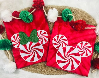 Christmas Peppermint, Mouse Head, Miss Mouse Christmas Vacation, Must Have, Best Seller, Glitter, Family Vacation