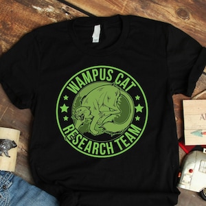 Wampus Cat Research Team Cryptid Shirt Women Men Kids / Raglan / V Neck / Tank / Mug / Hoodie Sweatshirt / Tennessee Gifts