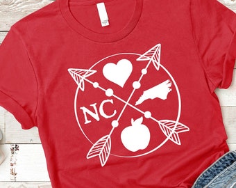 Red For Ed South Carolina Education Teachers T-Shirt Gifts Red For Ed South Carolina Education Teachers T-Shirt Gifts