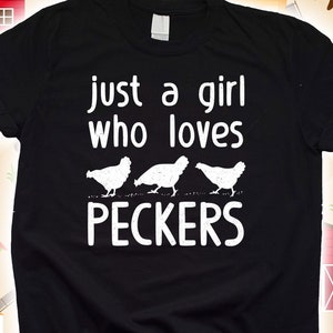 Just A Girl Shirt For Women Men Teen Kids Tee, Chicken Lover Gift, Chicken Mom Hoodie, Farm Chicken Lover Gifts, Crazy Chicken Lady