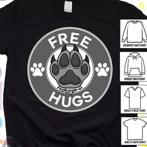 Furry Shirt, Furry Merch, Fursona Fandom Shirts, Proud Furry Hoodie, Furry Clothing Brands, Furry Fandom Art, Veterinarian Gift, Furry Hugs