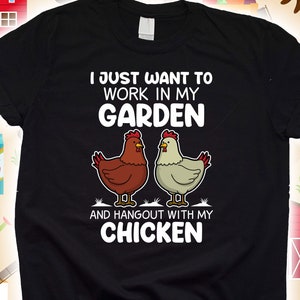 Hangout With Chicken Shirt For Women Men Teen Kids Tee, Chicken Lover Gift, Chicken Mom Hoodie, Farm Chicken Lover Gifts, Crazy Chicken Lady