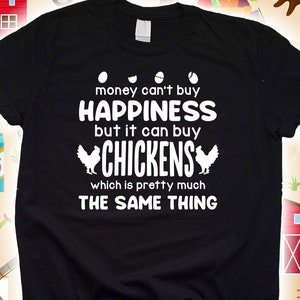 Chicken is Happiness Shirt For Women Men Teen Kids Tee, Chicken Lover Gift, Chicken Mom Hoodie, Farm Chicken Lover Gifts, Crazy Chicken Lady