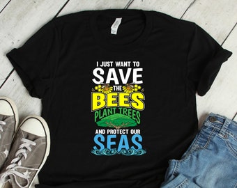 Save The Ocean Shirt, Earth Day Shirt Kinder, Klimawandel Shirt, Mutter Erde Shirt, Recycle Shirt, Umwelt Shirt, Arbor Day Shirt