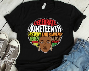 Maglietta Juneteenth, maglietta Juneteenth per bambini, maglietta sulla storia dei neri, magliette sulla cultura nera, maglietta sulla melanina, maglietta sul potere nero, maglietta sulla giustizia sociale