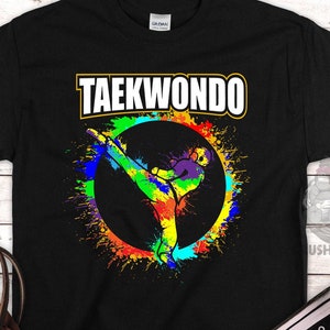 空手テコンドーTシャツギフト、男性、女性、男の子、女の子へのテコンドー誕生日ギフト、格闘技セーター、パーカー、テコンドー空手ママ