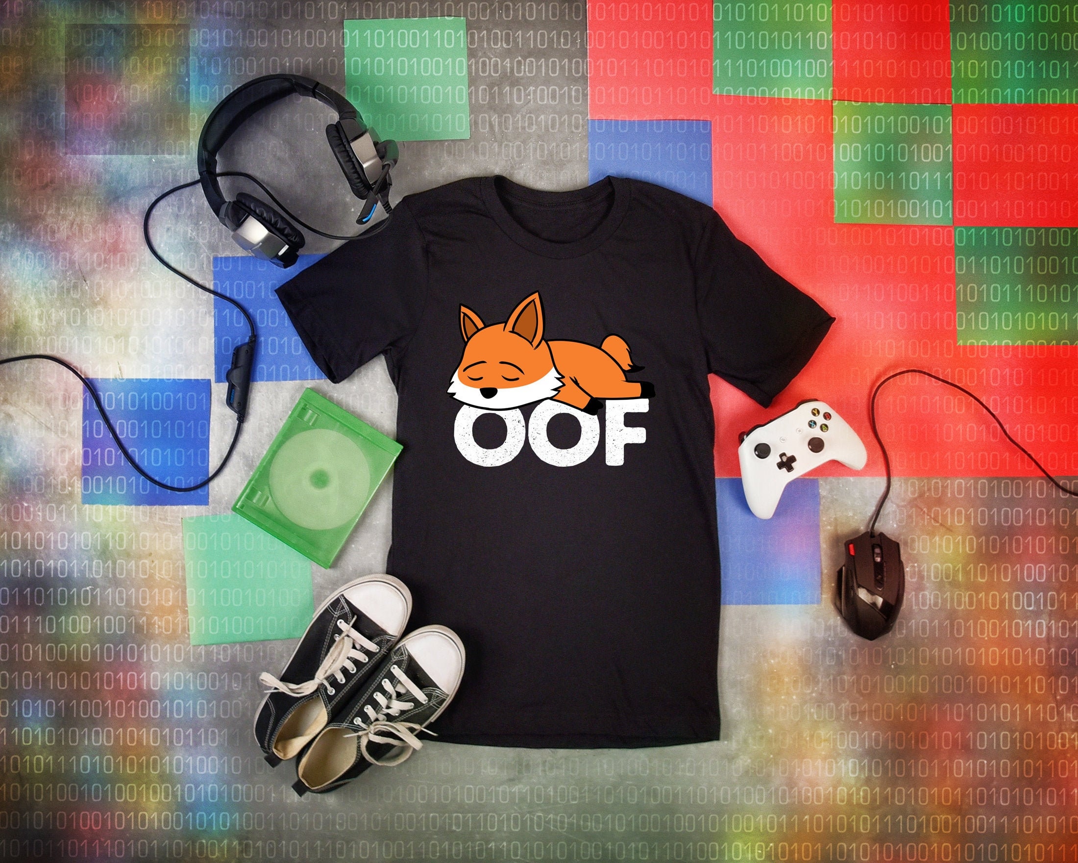 Oof Noob Funny Dank Meme Hand Drawn Gamer Youth Roblox shirt