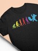 Adult - Evolution T-Shirt - Furry Fursona Short-Sleeve Unisex T-Shirt- Cosplay Furry Life Ears Tails Costume Designs Shirt Shirts 