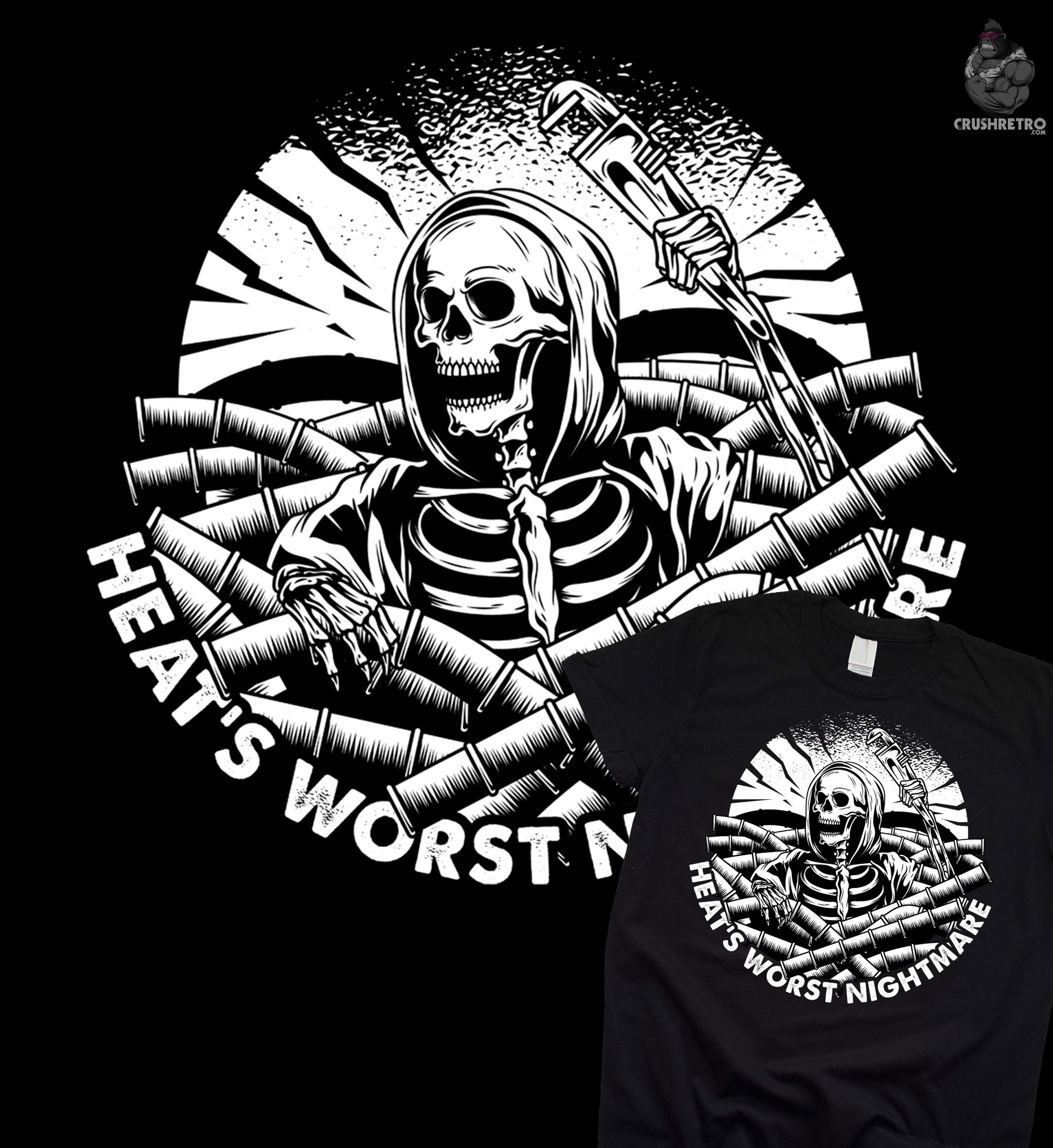 HVAC Shirt / Technician Sweatshirt / Service Tech Hoodie / Hvac Gifts / Hvac Tech T-Shirt / Heat's Worst Nightmare Sweater
