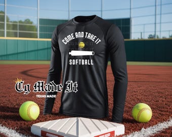 Come and Take It Softball-sportkleding met lange mouwen