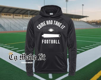 Come and Take It Football Performance-hoodie