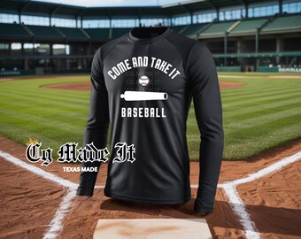 Come and Take It Baseball-sportkleding met lange mouwen