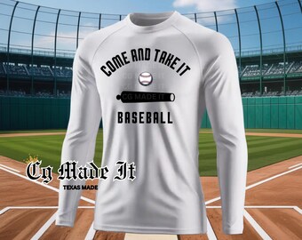 Come and Take It Baseball-sportkleding met lange mouwen