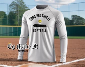 Come and Take It Softball-sportkleding met lange mouwen