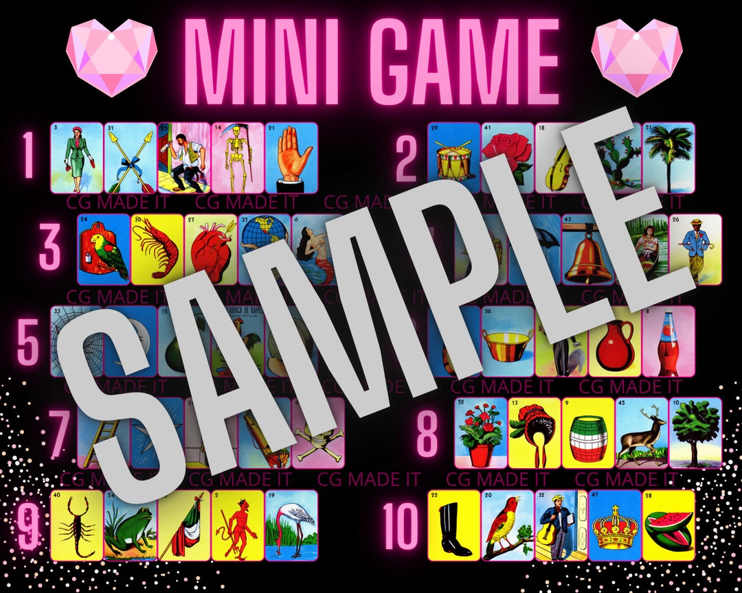 Mini Loteria Board Game - Etsy