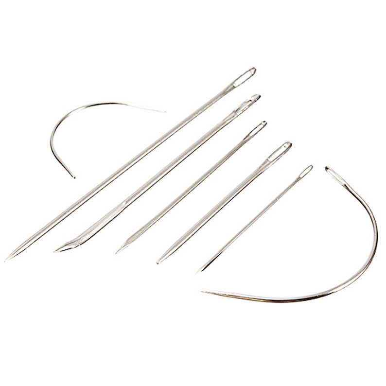 10 Package NEEDLES UPHOLSTERY REPAIR Hand Kit for Canvas Etsy