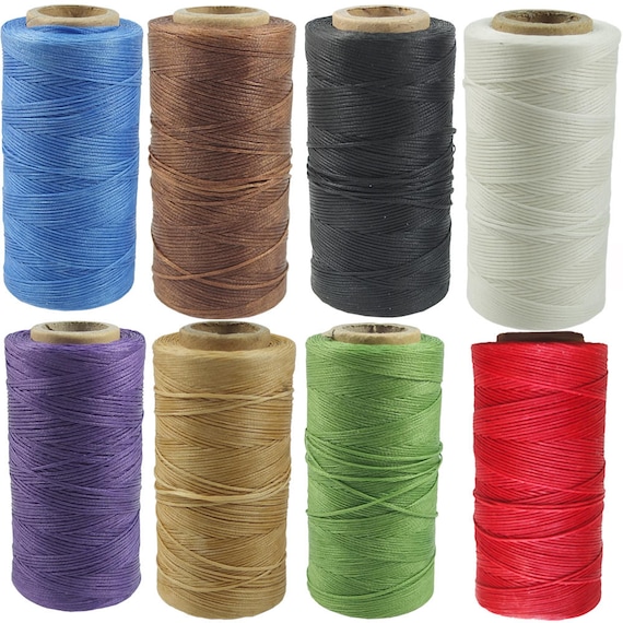 1 PC Leather Sewing wax line thread tensile strength 300 yards each For Bag Wallet Pick SA001