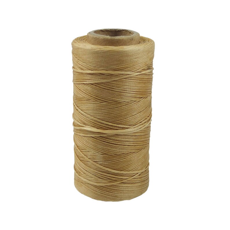 May include: A spool of natural-coloured waxed thread.