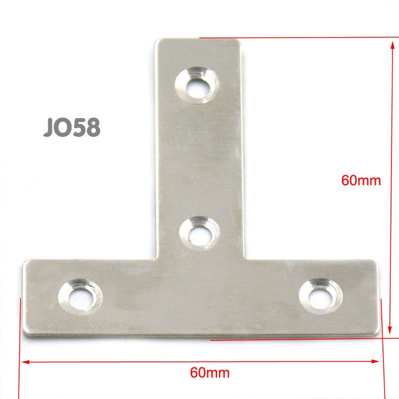 5 Pcs Plate Angle Corner Brace Joint Fasteners T Shaped Etsy