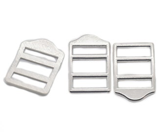 5/10/20/50/100/ Pcs 22mm Zinc Alloy Slides Adjustor Buckle Belt Suspender Bag strap Glide Ladder