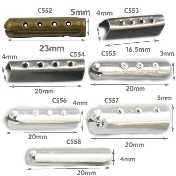 200 pcs Shoelace Bullet Metal ends Aglet Tip replacement for Shoe