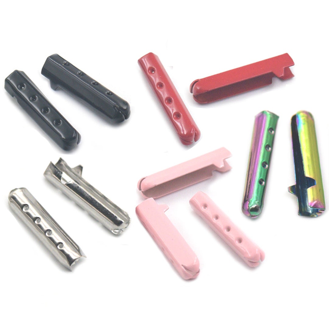 20/50/100/200 Pcs Shoelace Bullet Metal Ends Aglet Repair Shoe Lace