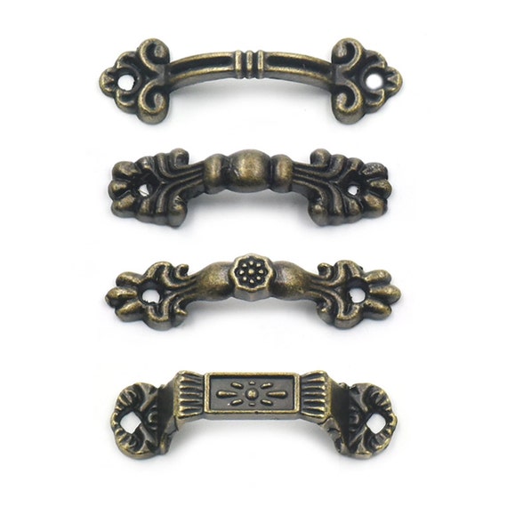 20 Stücke Antiken Stil Bronze Metall Schubladenschrank Dekorative Zuggriff 20 Stücke Antiken Stil Bronze Metall Schubladenschrank Dekorative Zuggriff