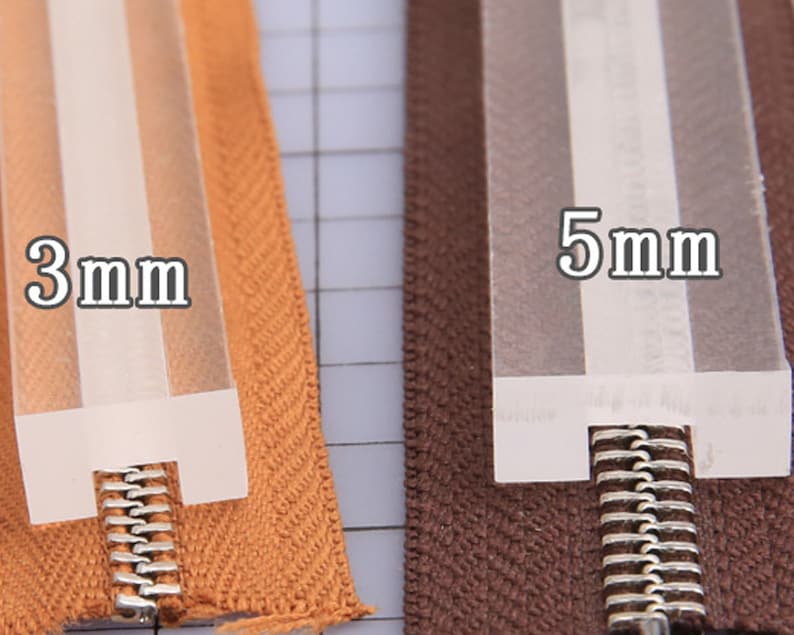 Pvc Zip Guide Insert Acrylic Zipper Guide Anti-overflow Tool #3 #5 3/4/5/6/7mm Leather Craft ...