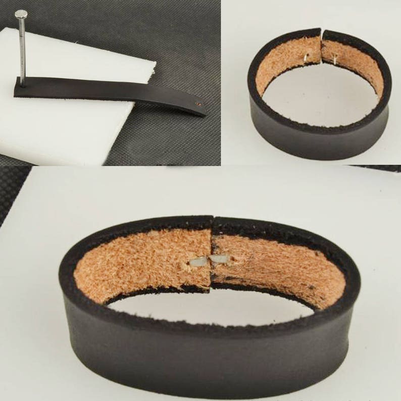 20 50 100 200 500 Pcs Brass Staple 8mm Leather Belt Loops Etsy