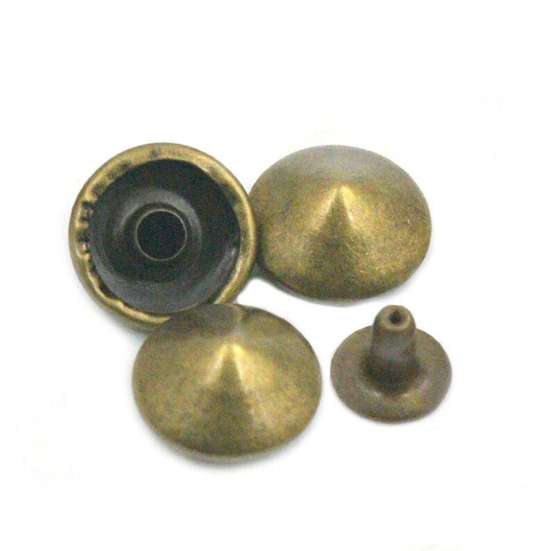 100 Sets Tip Head Rivet Button Cap Stud Rapid Leather Craft Etsy