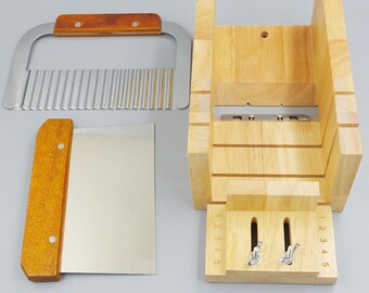 1 Set Adjustable Wood Soap Mold Loaf Cutter and Wavy Straight Planer Cutting Tools C176