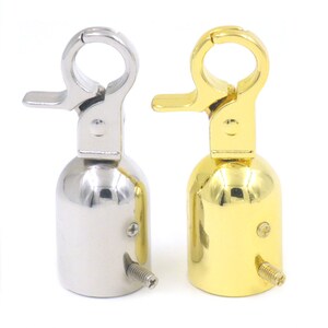 2 pcs 15MM Trigger Snaps Swivel Clips for handle Purse Bag strap With Screw C697