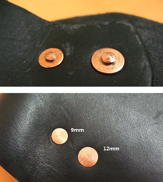 RIVET,E--Rivets et bavures en cuivre de haute qualité, 10 pièces
