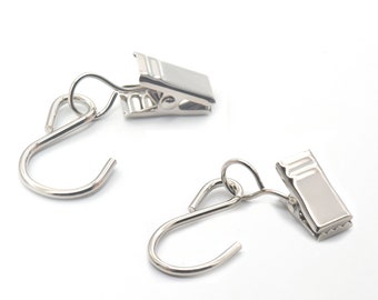 5/10/20/50/100 Pcs Metal Curtain Clip Party Light Hanger Hanging Clips Hook Clamp Bathroom Hanger