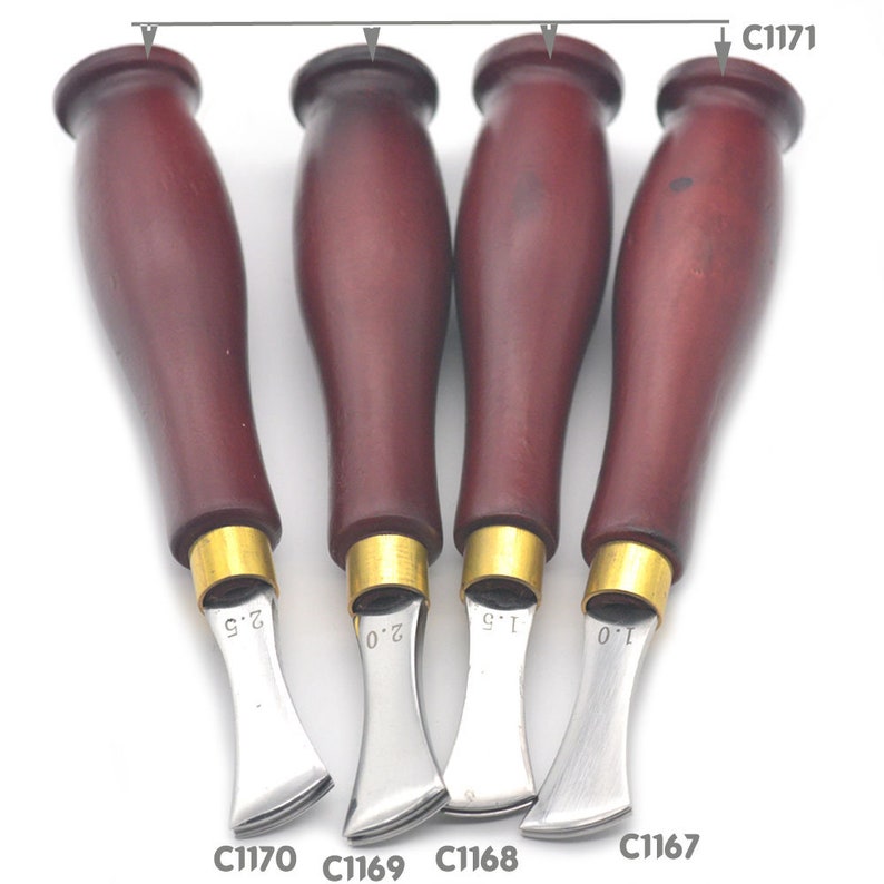 1/4 Pcs 1/1.5/2/2.5mm Leather Edge Marking Creasing Tools DIY Etsy