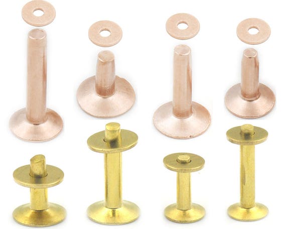 Copper rivets for leather discount
