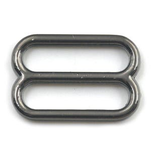 10 Pcs 1" 25mm 1.5" 38mm Widemouth Triglides Webbing Slides Metal Round 4 Leather Strap Buckles image 6