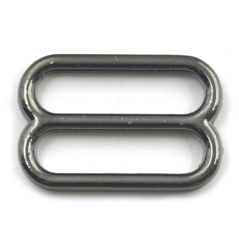 10 Pcs 1" 25mm 1.5" 38mm Widemouth Triglides Webbing Slides Metal Round 4 Leather Strap Buckles image 6