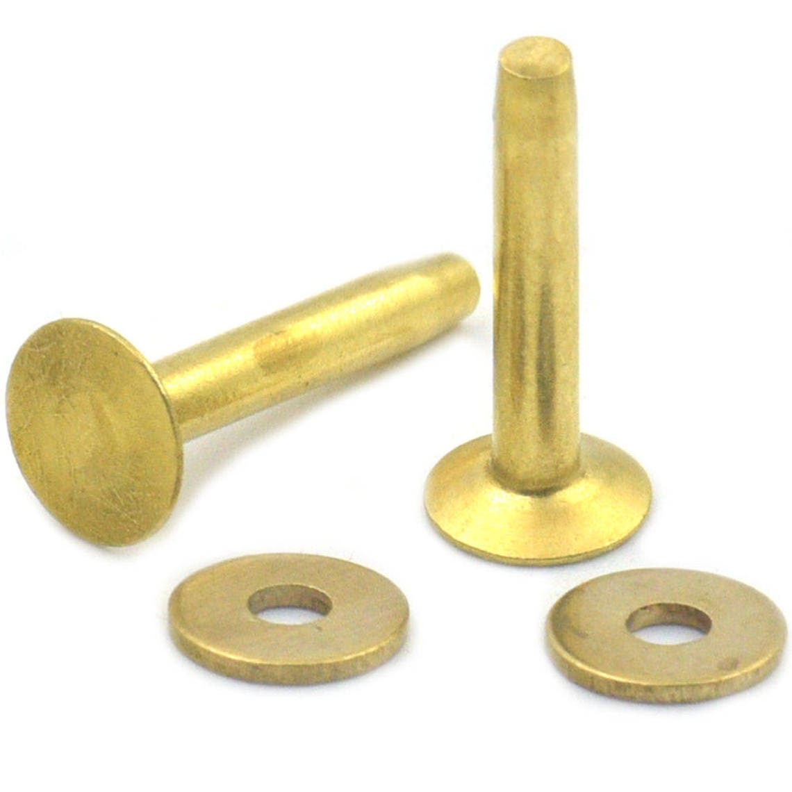 20 Sets Solid Copper Rivets & Burrs Permanent Fasteners Gauge Etsy