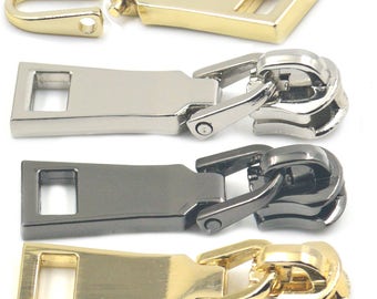 5 Pcs #5 Slider Pull Molded Zipper Puller Fixer Rescue Instant Repair Kit Replacement C957