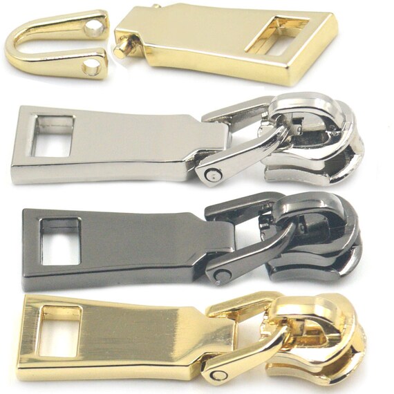 2pcs Metal Zipper Repair Kits Slider Puller Instant Zipper