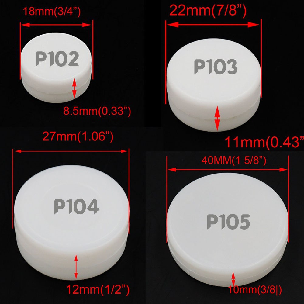 50 Sets Quietscher-Einsätze Für Plüschtiere – 27 Mm, Weiß, Nachfüllbare Knistermodule