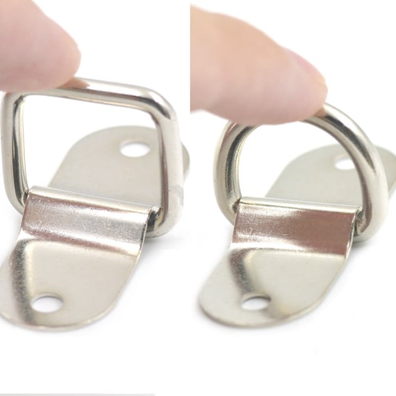 1 2 5 10 Sets Arch Bridge Leather Square D Ring Buckles