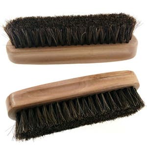 2 Pcs Horse Hair Brush Boot Suede Cleaning Kit Horsehair Sneaker