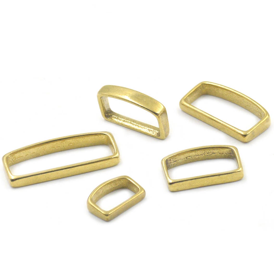 Brass D Ring Belt loop Welded Strap Leather Bag Strap 16mm Etsy