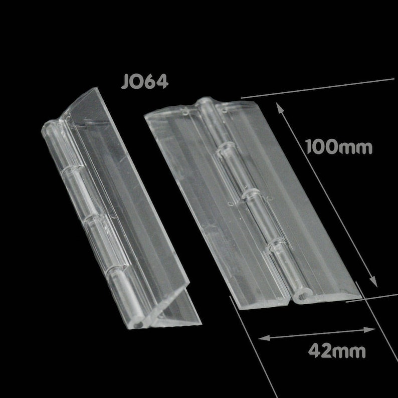 Acrylic Plastic Folding Hinges Plexiglass Hinges Doors Etsy