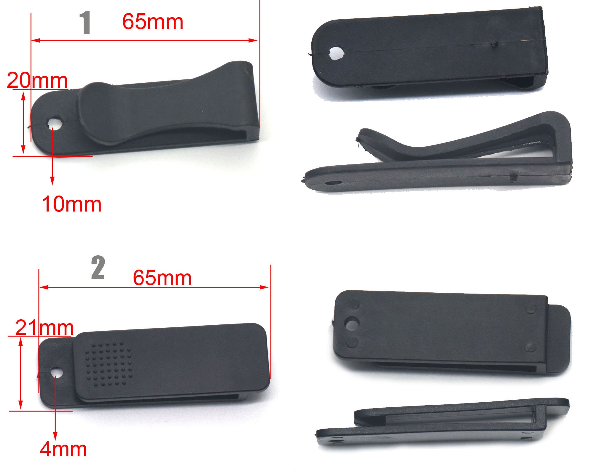 5/12/25/60/100 Pcs Plastic Belt Clips Holster Sheath Clasp Etsy