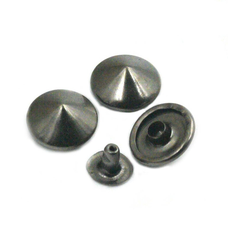 100 Sets Tip Head Rivet Button Cap Stud Rapid Leather Craft Etsy